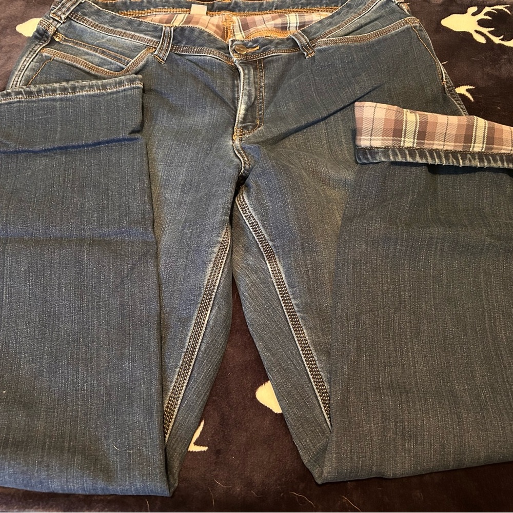 Quilted Women’s Carhartt Blue Jeans‎ 16R